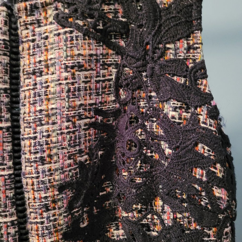 Adelyn Rae.  Tweed/Crochet Dress. Size M. - Picture 4 of 9